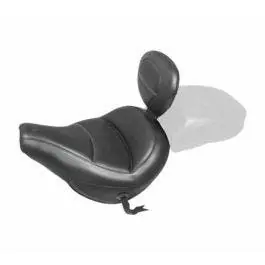 Mustang 79330 Black Solo Touring Seat w/ Backrest 18-23 Harley Softail FLDE FLHC High Quality