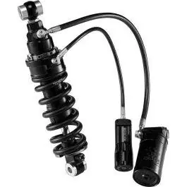 Get Yours Racing Bros Shicane HLR Revolver 12.5" Shocks Remote Reservoir HD Softail 2019