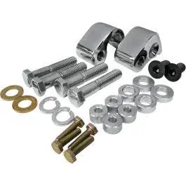 Modern La Choppers Chrome Rear 1" Lowering Kit for Harley Touring Models 02-14
