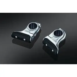 Exclusive Kuryakyn Chrome Toe Rest Cruise Pegs for Victory Indian & Univ 1-1/4" Bars Pair