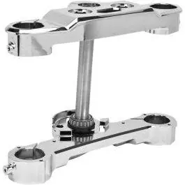 Viral Hawg Halters HHI 49FBCR4 Chrome 4 Degree Triple Tree Rake 18-19 Harley Softail
