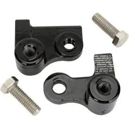 Burly Brand B28-22007 Black Rear Lowering Blocks Kit For Harley Dyna Glide 06-17 Time-Limited