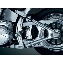Kuryakyn 7773 Chrome Boomerang Frame Covers for 08-up Harley Softail Worldwide Shipping