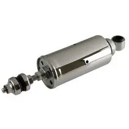 Money Back Guarantee Ultima 116-233 Chrome Adjustable Rear Shocks Absorbers kit 00-22 Harley Softail