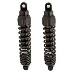 Free Shipping Progressive Black 444 Series 12.5" Heavy Duty Rear Shocks Harley 84-17 FLHT