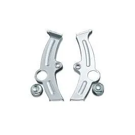 Professional Grade Kuryakyn Chrome Boomerang Swingarm Covers 00-07 Harley Softail FXST FLST
