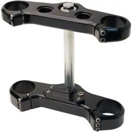 Premium Speed Merchant SM-FATBOBTTB Black Elite 49MM Triple Tree Harley Fat Bob M8 18-Up