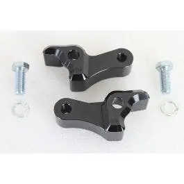 Grab Now V-Twin 54-0545 Black Rear Shock Lowering Kit Drop Brackets Harley FLT 09-Up