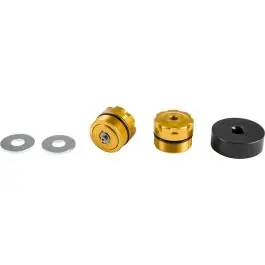 Harddrive 015-01204 Patriot Suspension Gold Preload Adjusters 06-17 Harley Dyna No Minimum Order