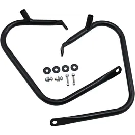 Hot Picks Drag Black Saddlebags Guards Support Kit OE Repl 4928309 Harley Touring 09-13