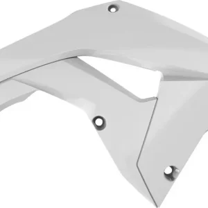 Order Now Polisport - 8421600002 - Radiator Cover - Restyle - White - CR 125R/250R