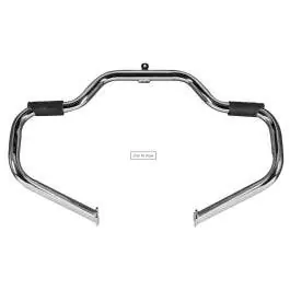 Warranty Included Hogworkz HW157026 Mustache Engine Guard Crash Chrome Black Harley FLH/T 09-20