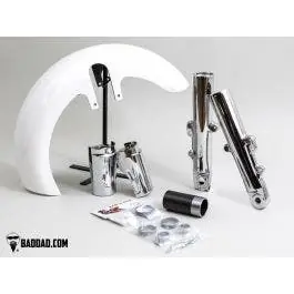 Bad Dad 180mm Wide Tire Front End Kit Harley Touring FLH/T 14-Up 81255 Instant Buy