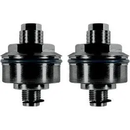 Speed Merchant SM Black Preload Adjuster 49mm Fork Caps Harley FXD FXDWG & V-Rod Best Seller