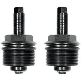 Speed Merchant SM Black Preload Adjuster Fork Caps Harley FXR XL FXD FXDL 39mm Best Price