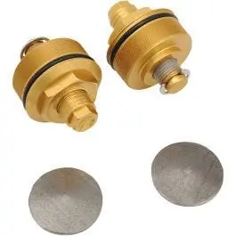 New Arrival Speed Merchant SM Gold Preload Adjuster 49mm Fork Caps Harley FXD FXDWG & V-Rod
