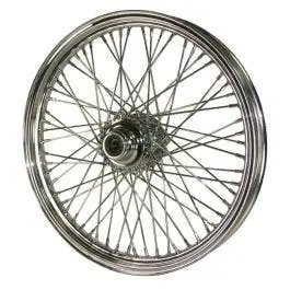 Reduced Price Mid USA V-Factor 51665 Chrome 60 Spoke Wheel w/ Billet Hub 21" x 3.25" 07+ FXST