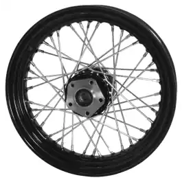 V-Factor Black 16x3" 40 Spoke Front or Rear Wheel Harley Shovelhead 73-84 Free Delivery
