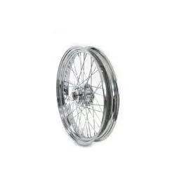 V-Twin 52-1212 Chrome 23" Front Spoke Wheel 3/4" Bearings Harley XL FXD 04-05 Final Sale
