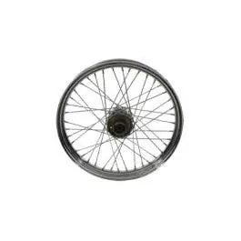 V-Twin Chrome 40 Spoke 21" x 2.15" Front Wheel 3/4" Bearings Harley FXSTS 88-96 Secure Checkout