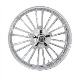 Discount Coastal Moto Chrome Atlantic 3D 21" Front Cast Wheel Only Harley 08-20 Non ABS