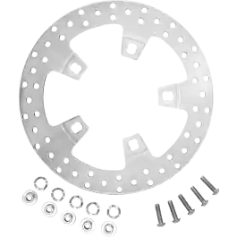 Coastal Moto Stainless 320 mm Front Brake Rotor 4 Harley 24 FLHX/FLTR Super Sale