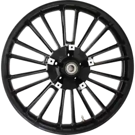 Coastal Moto 21x3.5 Atlantic 3D Black Front Wheel W/ABS 4 Harley 08-24 Touring Buy Direct