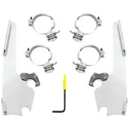 Hassle-Free Returns Memphis Shades Fats Slim Windshield No Tool Trigger-Lock Kit Harley XL1200X 16-Up
