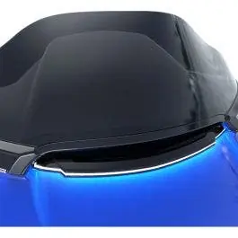 Holiday Sale Ciro White LED Center Fairing Vent Trim Road Glide FLTR 15-20