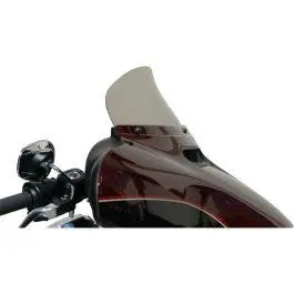 Last Chance Wind Vest 6" Light Smoke Flip Design Windshield for Harley Batwing FLH/T 14-19