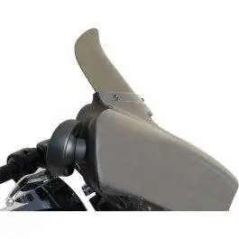 Wind Vest 8" Dark Smoke Flip Design Windshield for Harley Batwing FLH/T 14-19 Worldwide Shipping