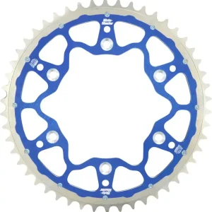 Moto-Master - 620093451 - Fusion Series Dual Ring Rear Sprocket - 51 Tooth - Blue - Yamaha Bargain