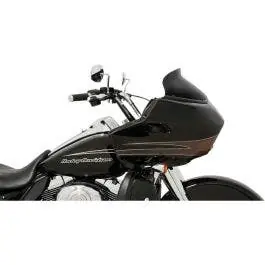 Memphis Shades Black Opaque Spoiler 5.5" Windshield Harley Road Glide FLTR 15-20 New Arrival