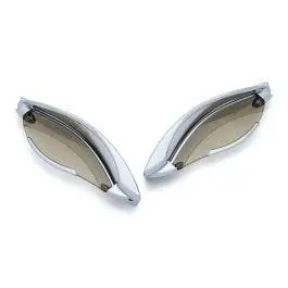 Kuryakyn Chrome Adjustable Fairing Air Deflectors for Harley Batwing '14-'17 Mega Sale