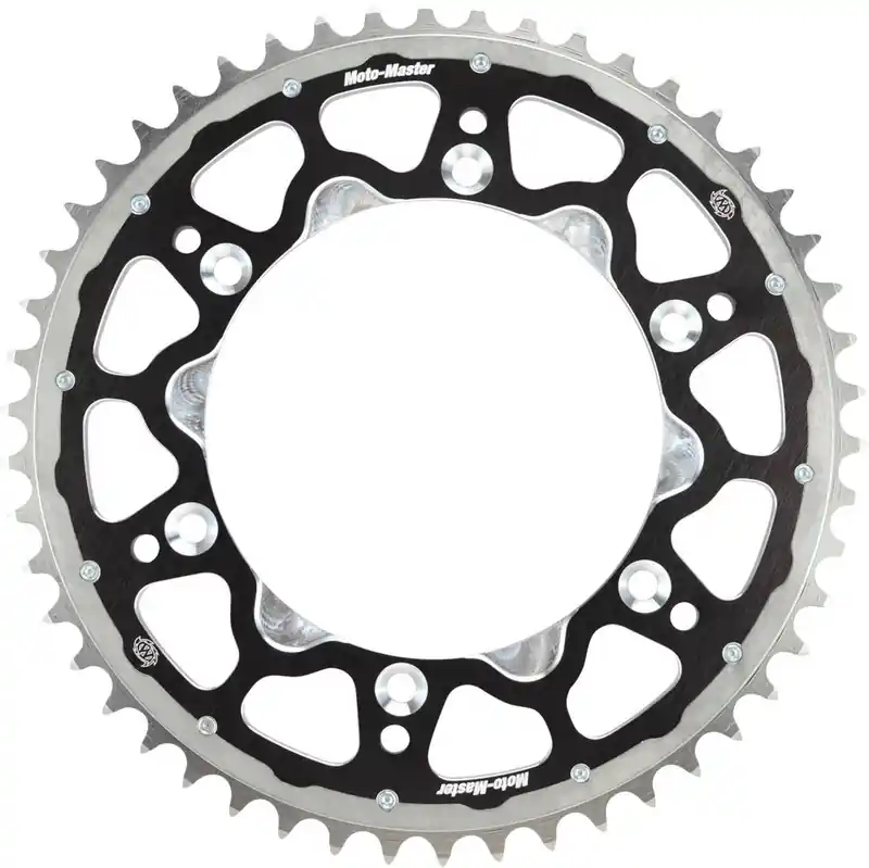 Reduced Price Moto-Master - 620193248 - Fusion Series Dual Ring Rear Sprocket - 48 Tooth - Black - TM