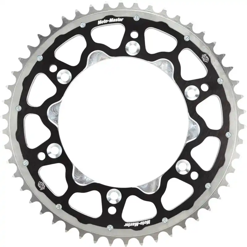 Moto-Master - 620183250 - Fusion Series Dual Ring Rear Sprocket - 50 Tooth - Black - MX 85 In Demand