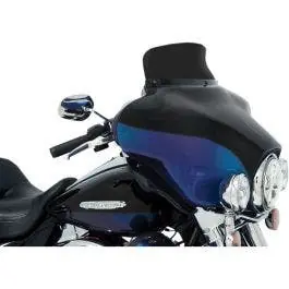 Original Memphis Shades Dark Black Smoke 4.5" Spoiler Windshield for Harley FLH/T 96-13
