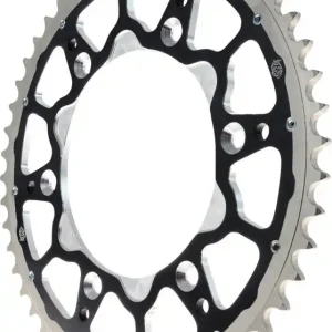 Big Sale Moto-Master - 620273246 - Fusion Series Dual Ring Rear Sprocket - 46 Tooth - Black - Gas Gas/Husqvarna/KTM