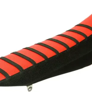 Brand New Flu Designs Inc. - 35502 - Pro Rib Seat Cover - Red/Black - YZ '06-'09