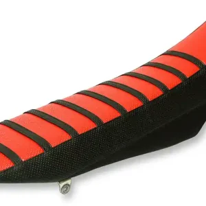 Budget Flu Designs Inc. - 45500 - Pro Rib Seat Cover - Red/Black