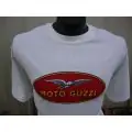 Size: L Moto Guzzi Oval Logo T-Shirt 100% Cotton (#10509020) Final Sale