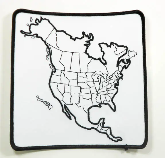 Map Patch North America (#061001) Flash Sale