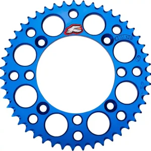 Hassle-Free Returns Renthal - 121U-428-47GPBU - Rear Sprocket - Aluminum - 47 Tooth - Blue - Suzuki/Yamaha
