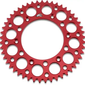 Fresh Stock Renthal - 154U-520-50GRRD - Rear Sprocket - Aluminum - 50 Tooth - Red - Honda