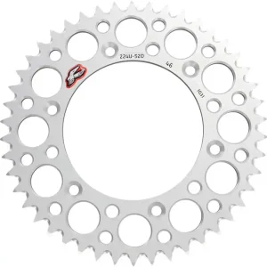 Renthal - 224U-520-46GPSI - Rear Sprocket - Aluminum - 46 Tooth - Silver Holiday Sale