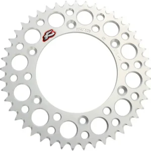 Renthal - 224U-520-45GPSI - Rear Sprocket - Aluminum - 45 Tooth - Silver Express Delivery