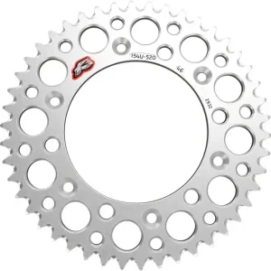 Deal Renthal - 154U-520-46GRSI - Rear Sprocket - Aluminum - 46 Tooth - Silver - Honda