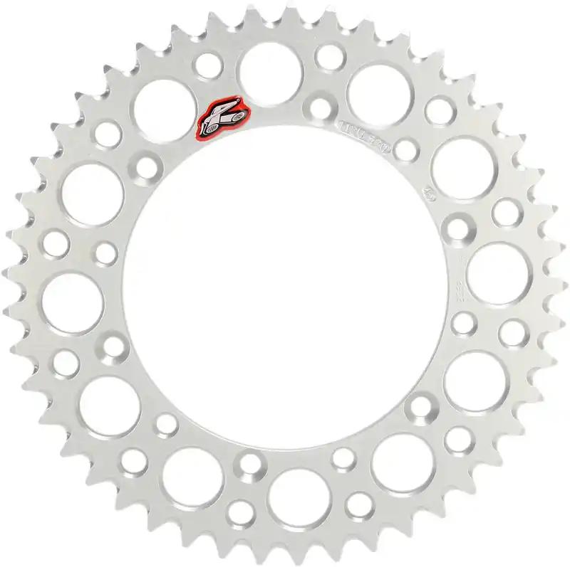 Renthal - 112U-520-45GESI - Rear Sprocket - Aluminum - 45 Tooth - Silver - Kawasaki Direct From Factory