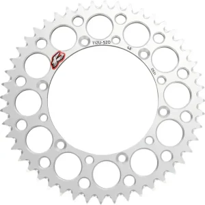 Renthal - 112U-520-48GESI - Rear Sprocket - Aluminum - 48 Tooth - Silver - Kawasaki Best Seller