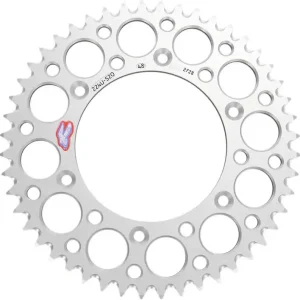 Seasonal Sale Renthal - 224U-520-48GPSI - Rear Sprocket - Aluminum - 48 Tooth - Silver